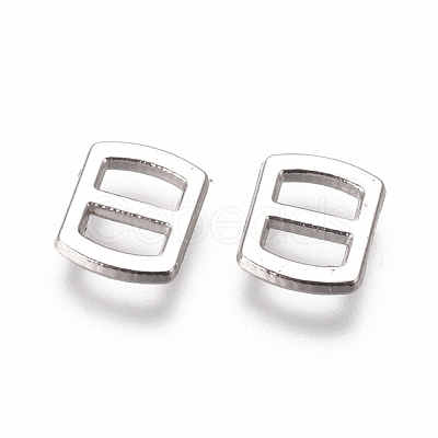 Mini Alloy Buckles PALLOY-WH0067-76-P-1