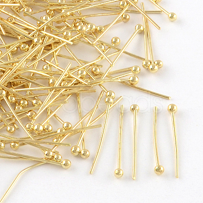 Brass Ball Head pins KK-R020-10G-1