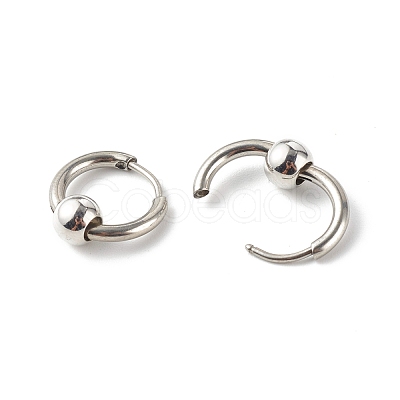 304 Stainless Steel Huggie Hoop Earrings EJEW-JE04555-01-1