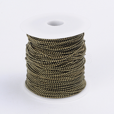 Iron Ball Bead Chains CHB001Y-AB-1