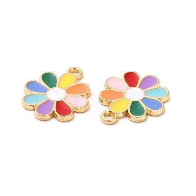 Alloy Enamel Pendants ENAM-C005-07G-1