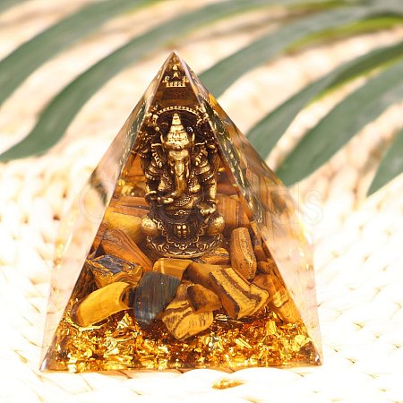 Orgonite Pyramid Resin Energy Generators PW-WG10854-07-1