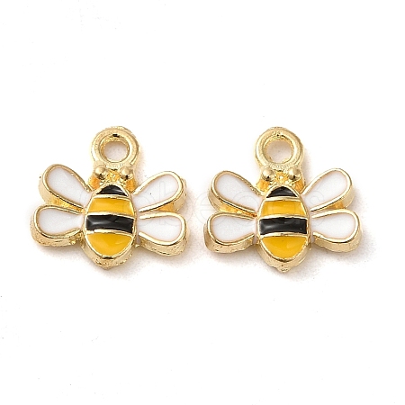 Alloy Enamel Charms X-ENAM-Q507-10G-1