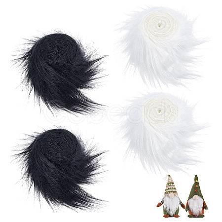 4Pcs 2 Colors Artificial Wool Costume Accessories DIY-NB0013-17-1