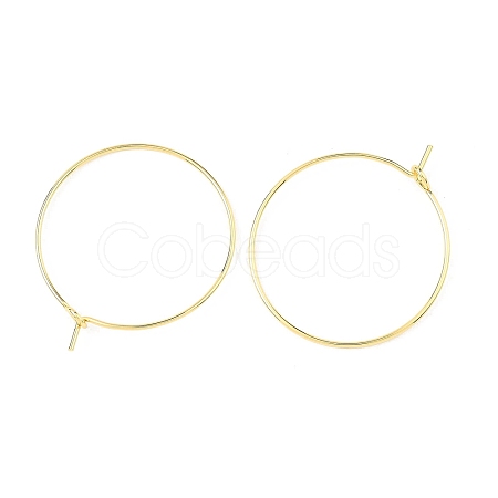 SHEGRACE Brass Hoop Earring Findings XGRPCH280-218G-1