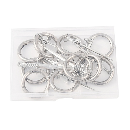 12Pcs 6 Style Tibetan Style Alloy Shoe Charms HJEW-AB00631-1