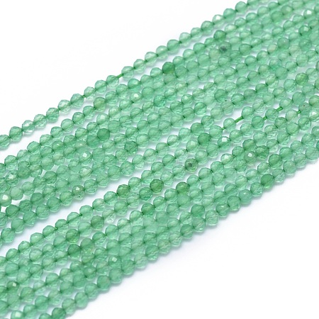 Natural Dyed & Heated Green Onyx Agate Beads Strands G-G792-41-1