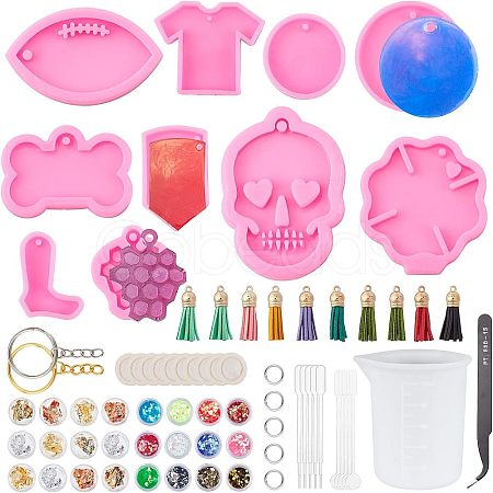 DIY Keychain Making DIY-OC0002-73-1