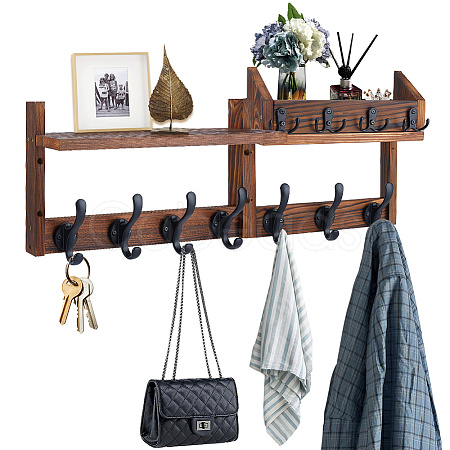 Wood Wall Hanging Holders AJEW-WH0596-654-1