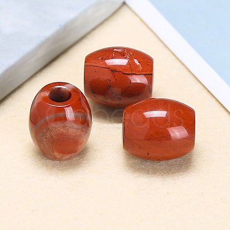 Natural Red Jasper European Beads PW-WG36421-01-1