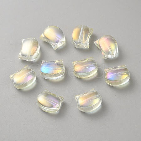 Electroplate Glass Beads EGLA-CJC0001-04C-03-1