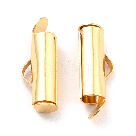 304 Stainless Steel Slide On End Clasp Tubes STAS-C044-07C-G-1