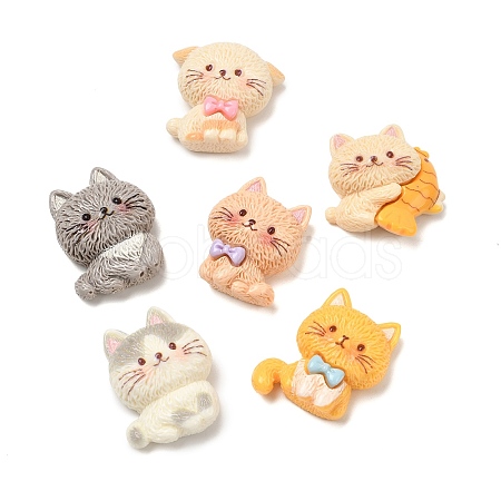 Opaque Resin Cabochons RESI-L050-01C-1