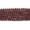 Imitate Austrian Crystal Frosted Glass Beads Strands GLAA-F029-TM2mm-B05-1