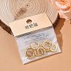SHEGRACE Brass Hoop Earrings Findings XGR0151G-89G-6