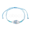 Adjustable Nylon Cord Braided Beads Bracelets BJEW-MZ00170-06-2