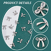 16Pcs Brass Micro Pave Clear Cubic Zirconia Charms KK-UN0003-50P-2