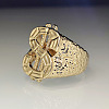 Dollar Sign Zinc Alloy Finger Rings for Men FS-WG78023-05-4