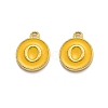 Golden Plated Alloy Enamel Charms ENAM-Q437-13O-1