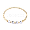 Glass Seed Beads Stretch Bracelets BJEW-JB05245-01-1