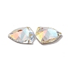 Rounded Triangle Shape Sew on Rhinestone RGLA-C001-11C-001LA-3