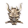 Ghost Warrior Zinc Alloy Car Stickers DIY-WH0321-98AB-1