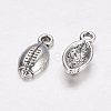 Football Sports Theme Tibetan Style Alloy Charms X-TIBEP-A14124-AS-RS-2
