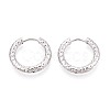 304 Stainless Steel Hoop Earrings STAS-T074-51P-1
