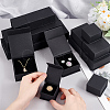18Pcs 3 Styles Paper Magnetic Flip Jewelry Storage Gift Case CON-PH0003-03-3
