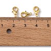 Golden Tone Zinc Alloy Lobster Claw Clasps X-E103-G-4