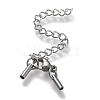 Tarnish Resistant 304 Stainless Steel Curb Chain Extender STAS-K195-29P-016-1