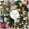 15Pcs Iron Etched Metal Embellishments Big Pendants IFIN-CA0001-62-5