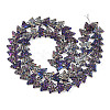 Electroplate Glass Beads Strands EGLA-N012-04A-2
