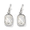 304 Stainless Steel Hoop Earring Hand Polished EJEW-C017-06P-03-1