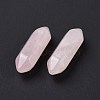Natural Rose Quartz Terminal Pointed Pendants G-C007-02B-12-4