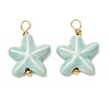 Handmade Porcelain Pendants PR-CBAC347-06G-1