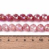 Anti-Tarnish Electroplate Glass Beads Strands GLAA-N064-10mm-09-4