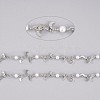 3.28 Feet Handmade Brass Beaded Chains X-CHC-I029-03P-3