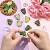 5Pcs Handmade Porcelain Beads PORC-YW0001-64-4