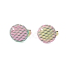 Ion Plating(IP) 304 Stainless Steel Ear Stud Findings STAS-O119-16C-M-2