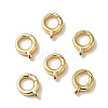 Brass Spring Gate Rings X-KK-J301-08G-2