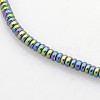 Electroplate Non-magnetic Synthetic Hematite Beads Strands G-J216D-10-1