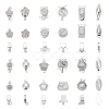 24 Sets 12 Style Brass Box Clasps KK-PH0002-55-1