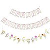 Paper Flower Hanging Party Decoration AJEW-SP0003-90-1
