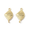Brass Connector Charms KK-U047-03G-01-1