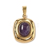 Natural Amethyst Pendants STAS-D209-01G-12-1
