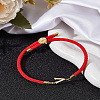1Pc Adjustable Nylon Cord Slider Bracelets for Women BJEW-LP0001-32V-02-3