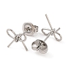 Non-Tarnish 304 Stainless Steel Stud Earrings X-EJEW-G395-26P-2