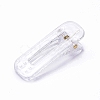 Transparent Plastic Alligator Hair Clips PHAR-F016-04-3