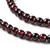 Natural Garnet Beads Strands G-F717-14-4
